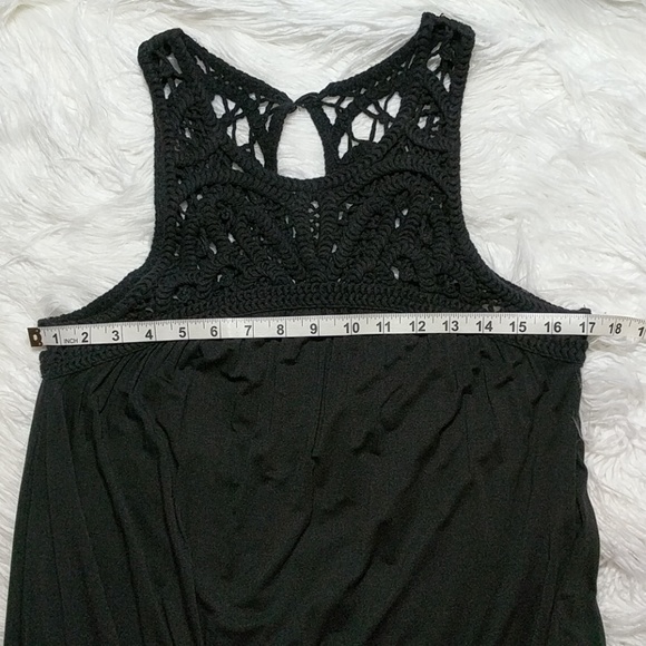 Loft Black Crochet Top Dress - Picture 4 of 6